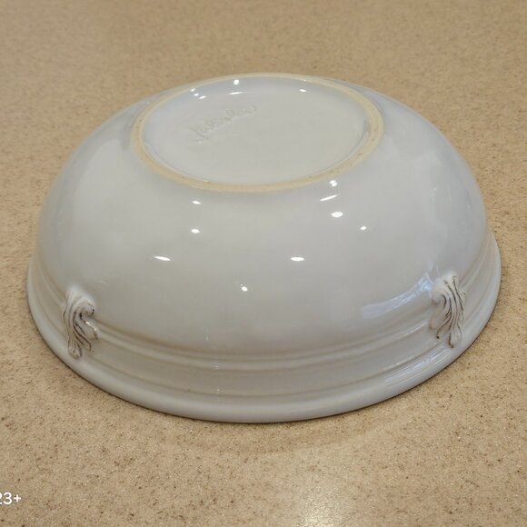 RARE JULISKA CERAMIC ACANTHUS LEAF COUPE SOUP PASTA SALAD BOWL ICE CREAM DISH - Picture 9 of 9